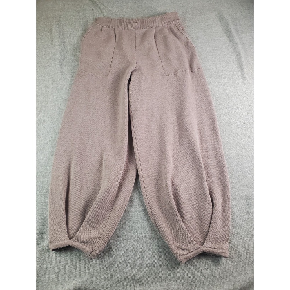 Free People FP Beach Freya Pants Womens M Barrel Knit Jogger Stretch Boho